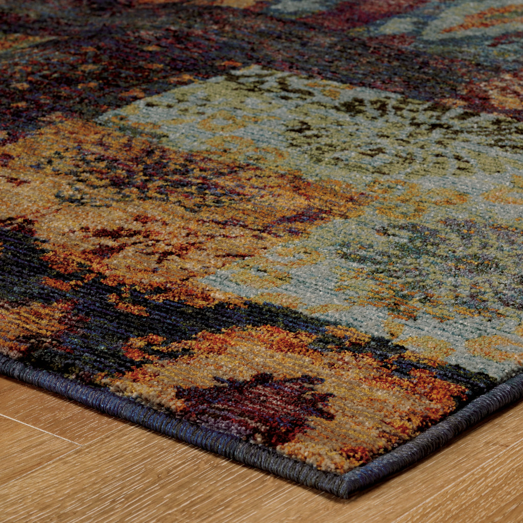 Oriental Weavers Andorra 7137A Multicolor Rectangle Indoor Runner - Durable &amp; Stain Resistant Rug with Abstract Design