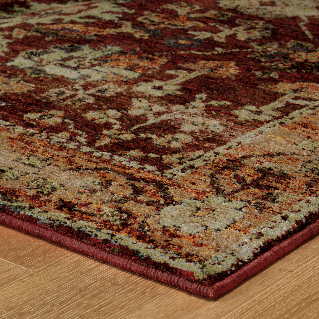 Oriental Weavers Andorra 7154A Multicolor Rectangle Indoor Area Rug - Durable &amp; Stain Resistant Rug with Oriental Design