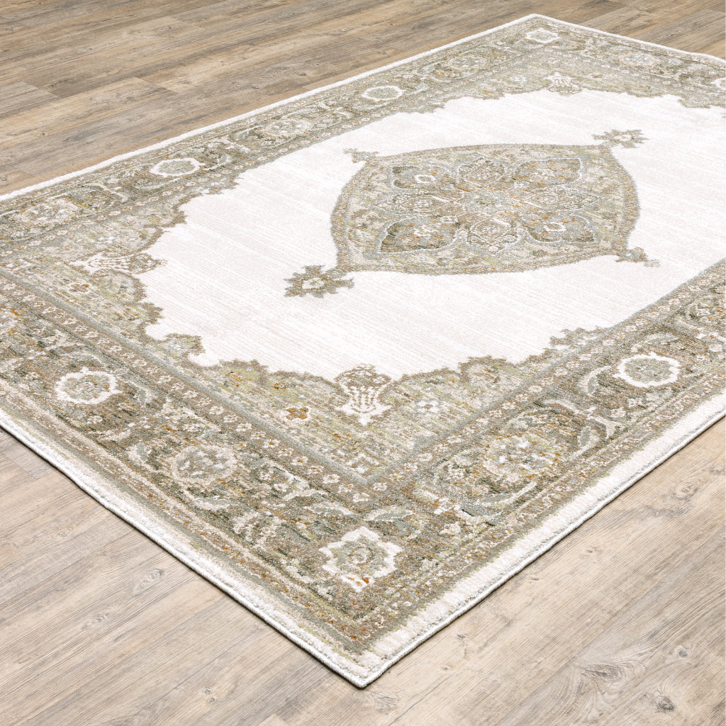 Oriental Weavers Andorra 7939D Multicolor Rectangle Indoor Area Rug - Durable & Stain Resistant Rug with Medallion Design-