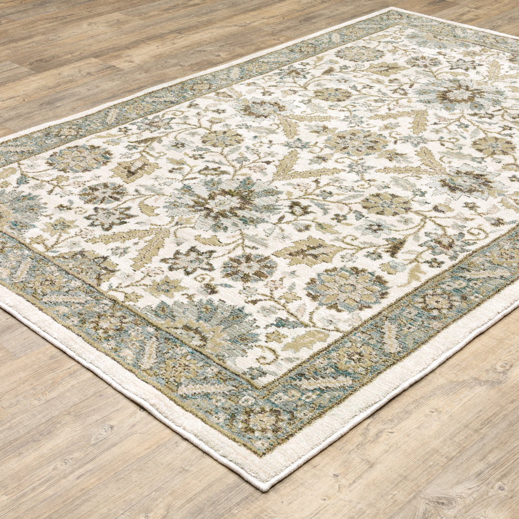 Oriental Weavers Andorra 8918I Multicolor Rectangle Indoor Area Rug - Durable & Stain Resistant Rug with Oriental Design-
