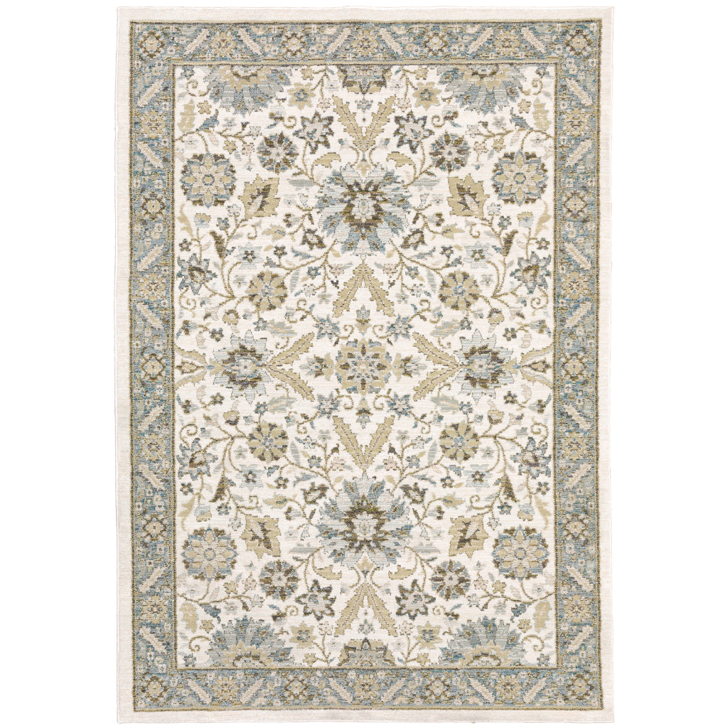 Oriental Weavers Andorra 8918I Multicolor Rectangle Indoor Area Rug - Durable & Stain Resistant Rug with Oriental Design-