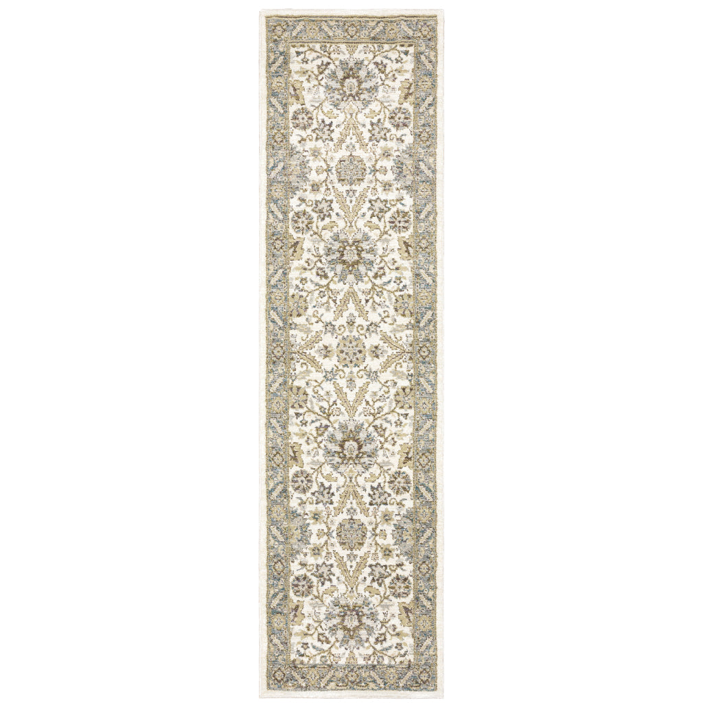 Oriental Weavers Andorra 8918I Multicolor Rectangle Indoor Runner - Durable & Stain Resistant Rug with Oriental Design-