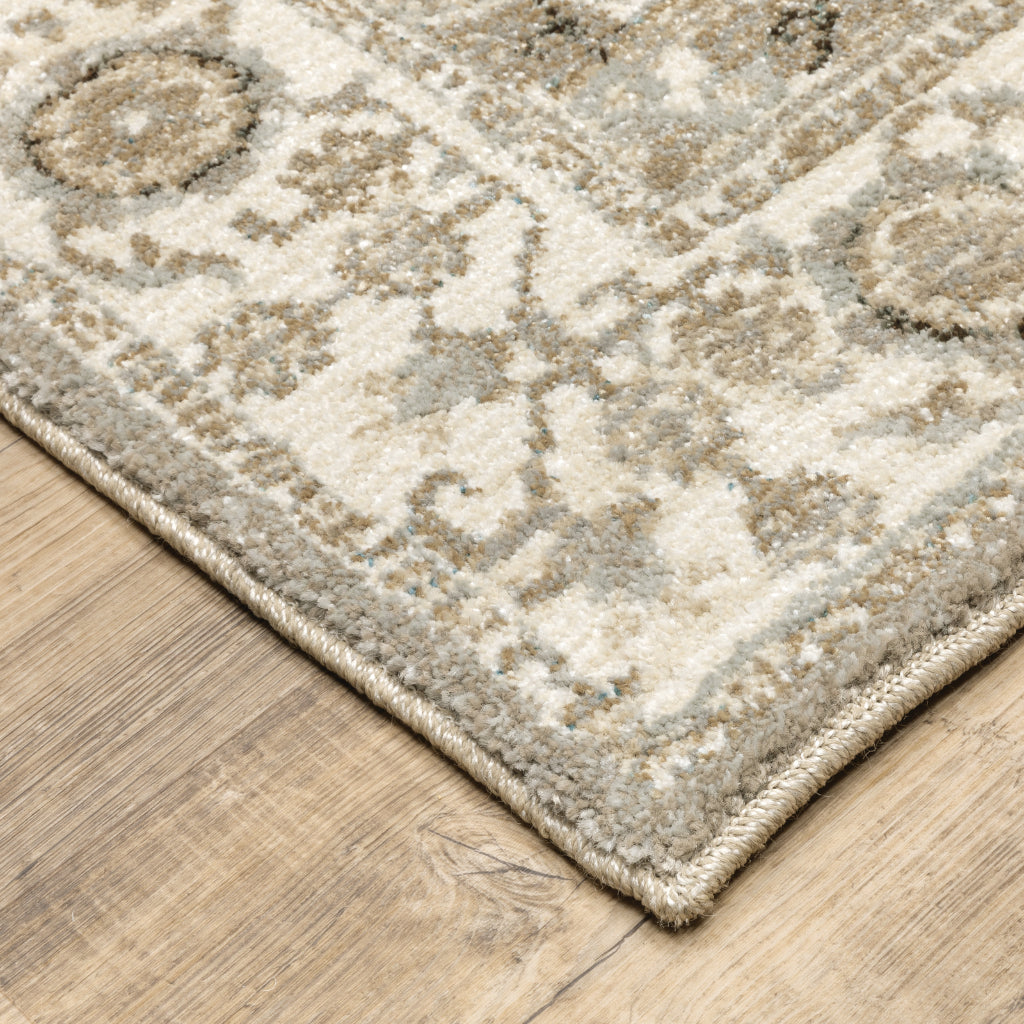 Oriental Weavers Andorra 8929H Multicolor Rectangle Indoor Runner - Durable &amp; Stain Resistant Rug with Floral Design