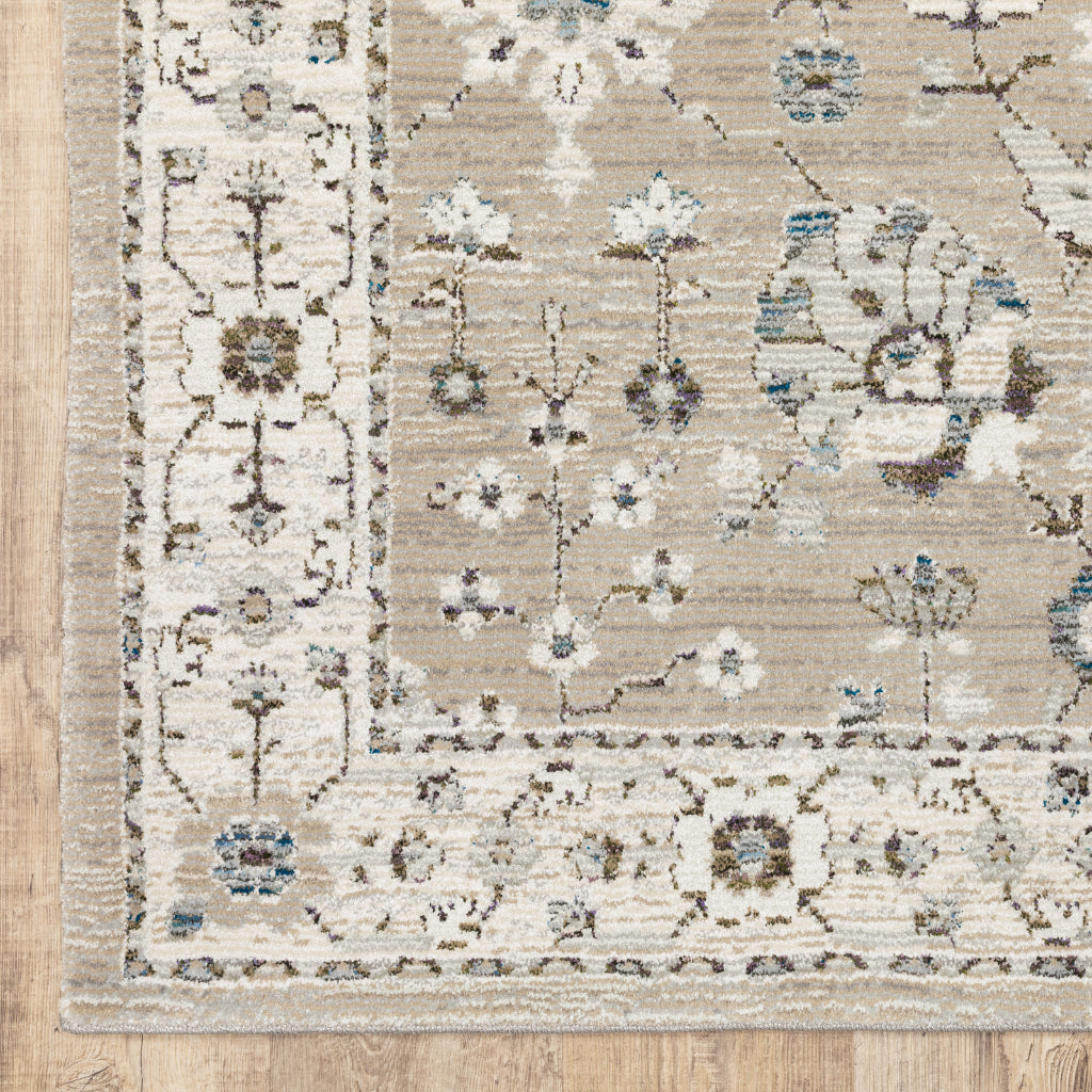 Oriental Weavers Andorra 8930L Multicolor Rectangle Indoor Runner - Durable &amp; Stain Resistant Rug with Floral Design