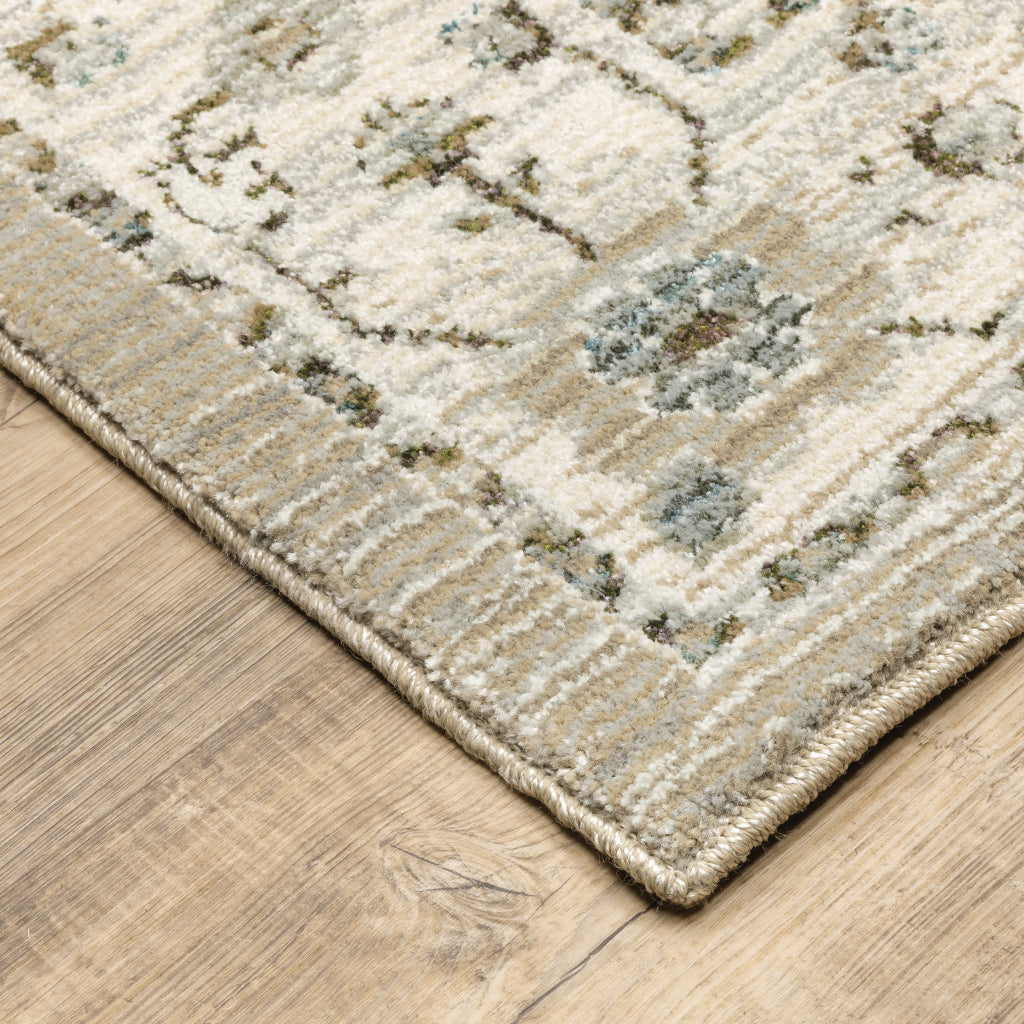 Oriental Weavers Andorra 8930L Multicolor Rectangle Indoor Runner - Durable &amp; Stain Resistant Rug with Floral Design