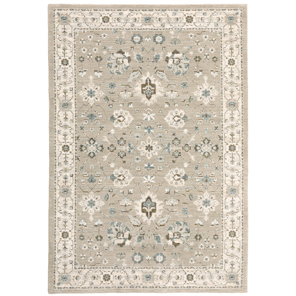 Oriental Weavers Andorra 8930L Multicolor Rectangle Indoor Area Rug - Durable & Stain Resistant Rug with Floral Design-