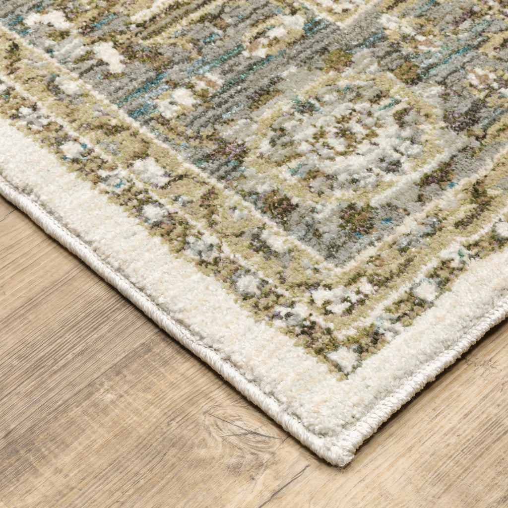 Oriental Weavers Andorra 9537P Multicolor Rectangle Indoor Runner - Durable &amp; Stain Resistant Rug with Floral Design