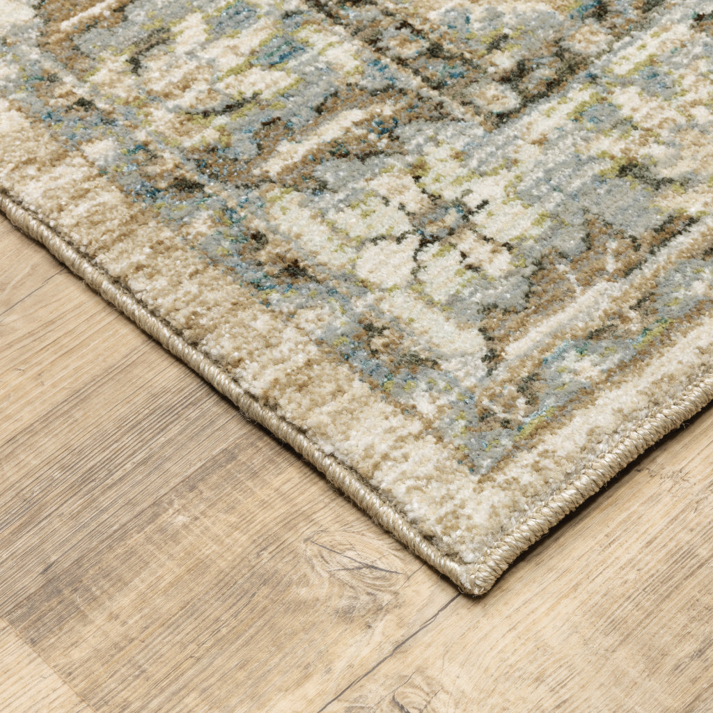 Oriental Weavers Andorra 9818G Multicolor Rectangle Indoor Runner - Durable &amp; Stain Resistant Rug with Medallion Design