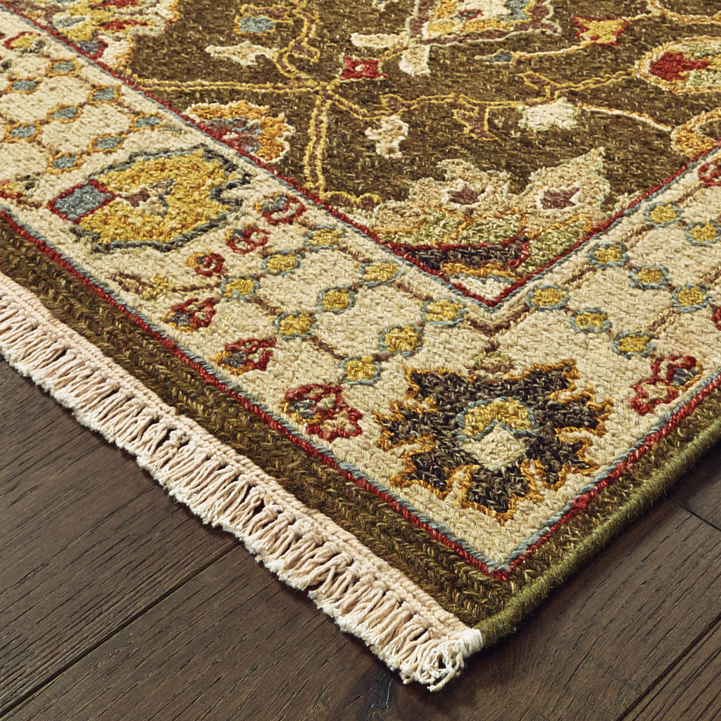 Oriental Weavers Angora 12304 Multicolor Rectangle Indoor Area Rug - Durable Hand Woven Rug Made of 100% Wool