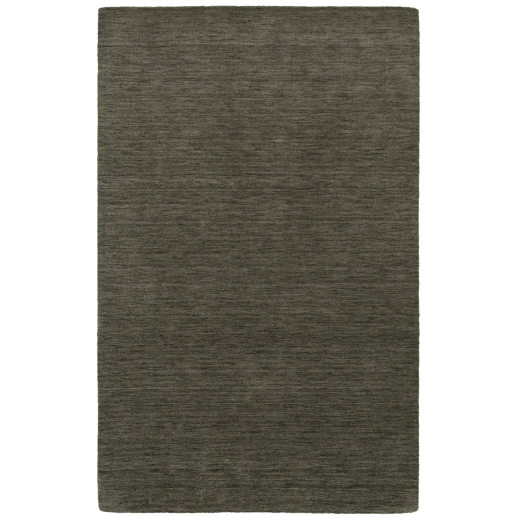 Oriental Weavers Aniston 27102 Charcoal Rectangle Indoor Area Rug - Luxurious Hand Tufted Rug Made of 100% Wool