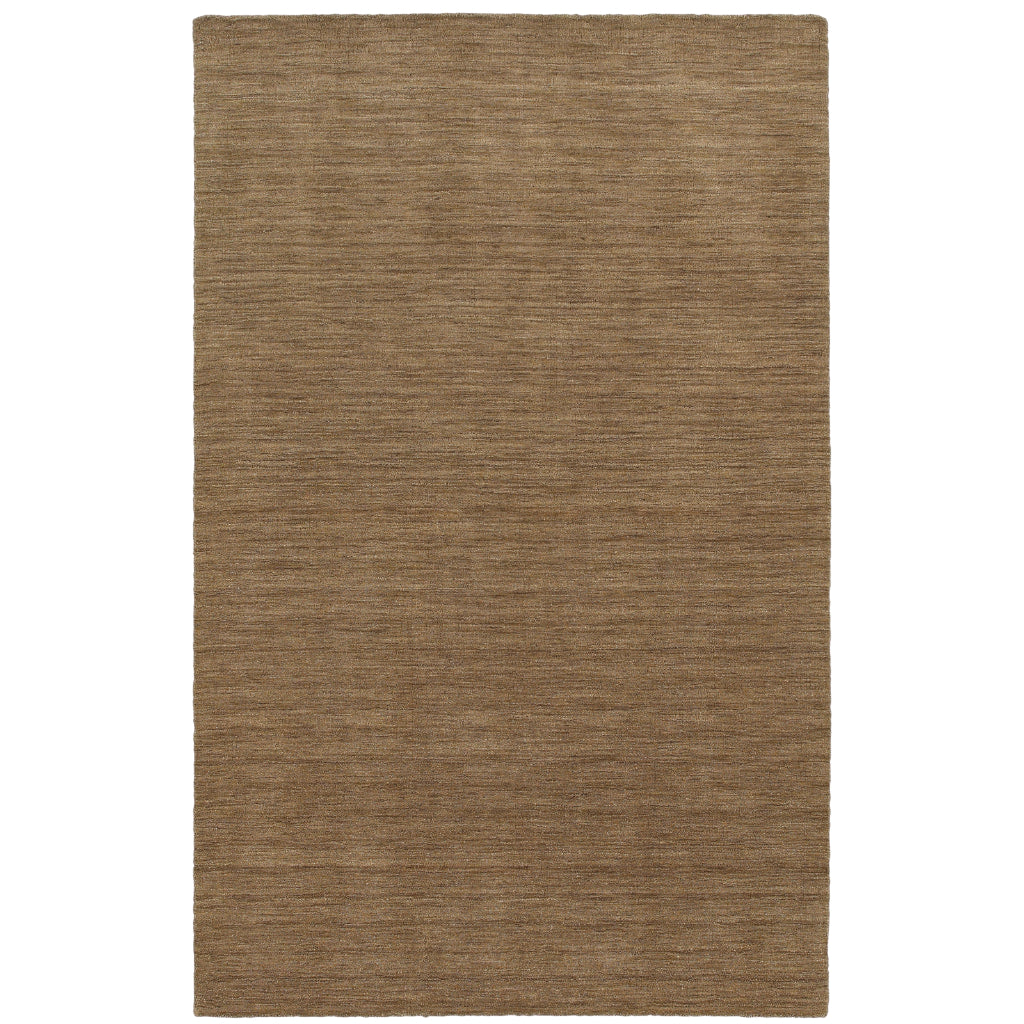 Oriental Weavers Aniston 27104 Tan Rectangle Indoor Area Rug - Luxurious Hand Tufted Rug Made of 100% Wool-