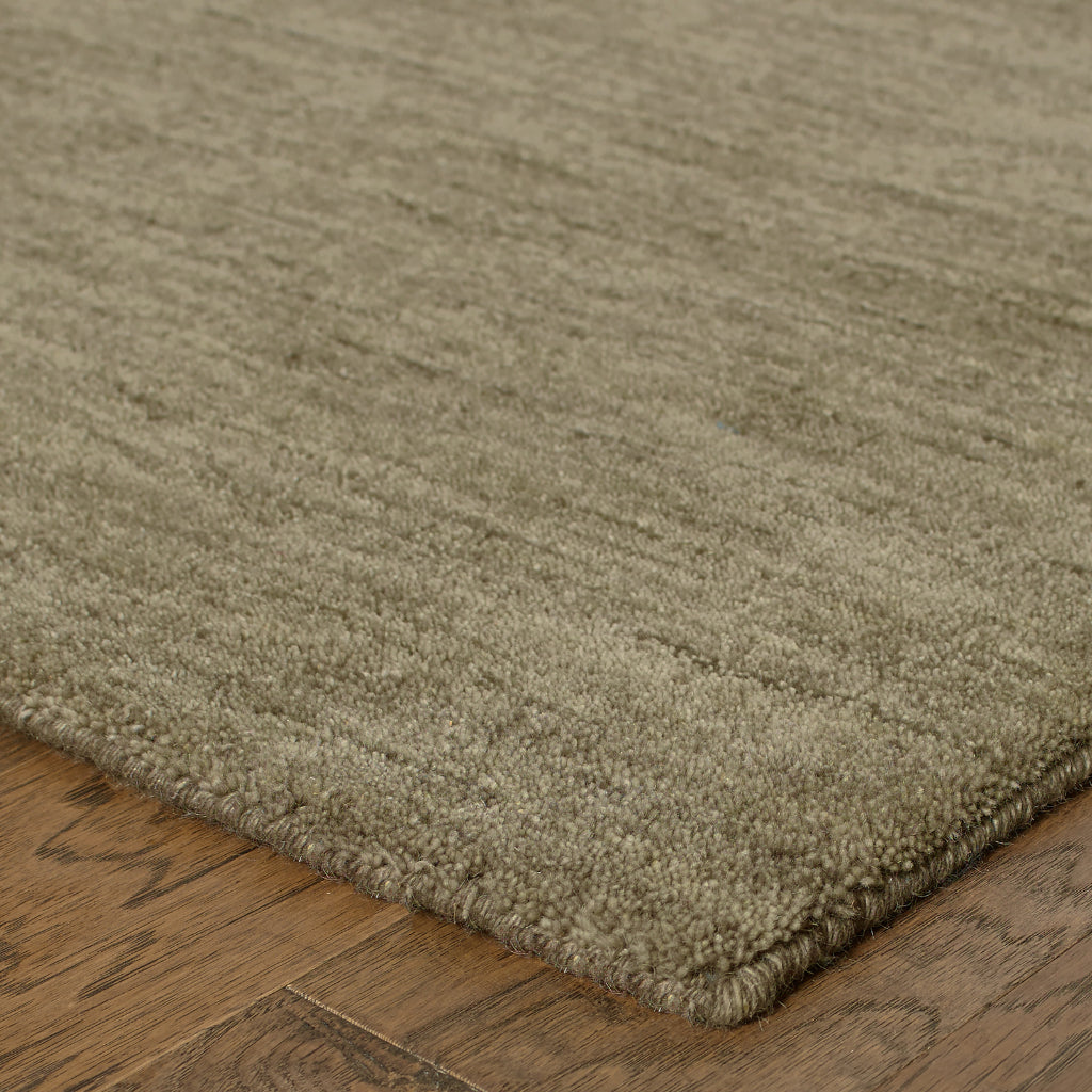 Oriental Weavers Aniston 27105 Green Rectangle Indoor Runner - Luxurious Hand Tufted Rug Made of 100% Wool