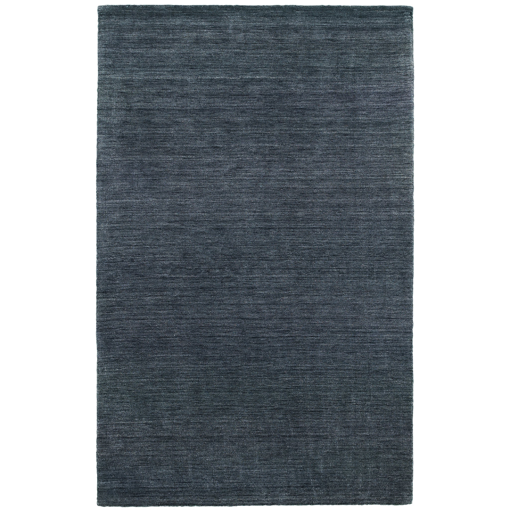 Oriental Weavers Aniston 27106 Navy Rectangle Indoor Area Rug - Luxurious Hand Tufted Rug Made of 100% Wool