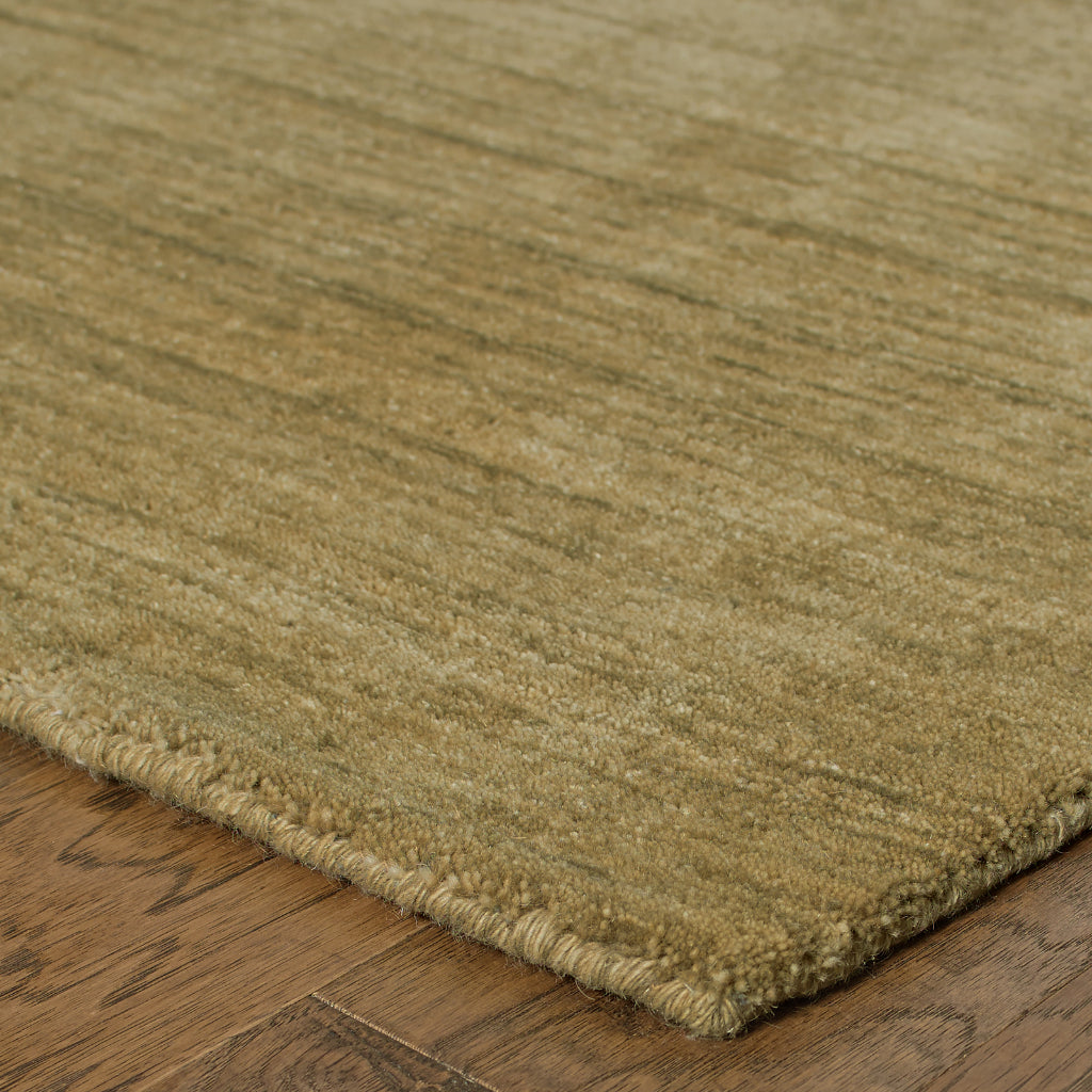 Oriental Weavers Aniston 27110 Gold Rectangle Indoor Area Rug - Luxurious Hand Tufted Rug Made of 100% Wool