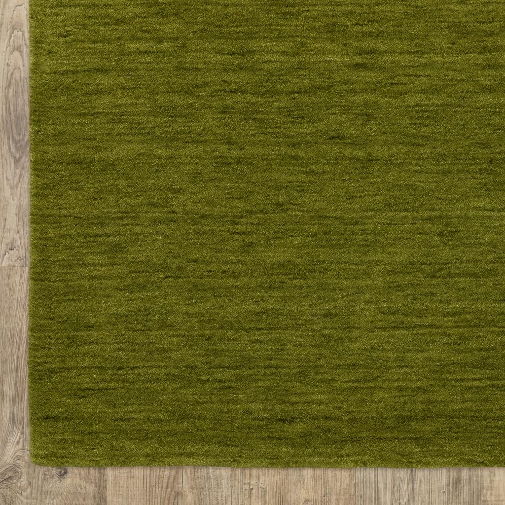 Oriental Weavers Aniston II 27116 Olive Rectangle Indoor Area Rug Solid Pattern-