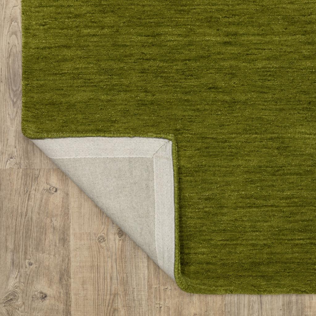 Oriental Weavers Aniston II 27116 Olive Rectangle Indoor Area Rug Solid Pattern-