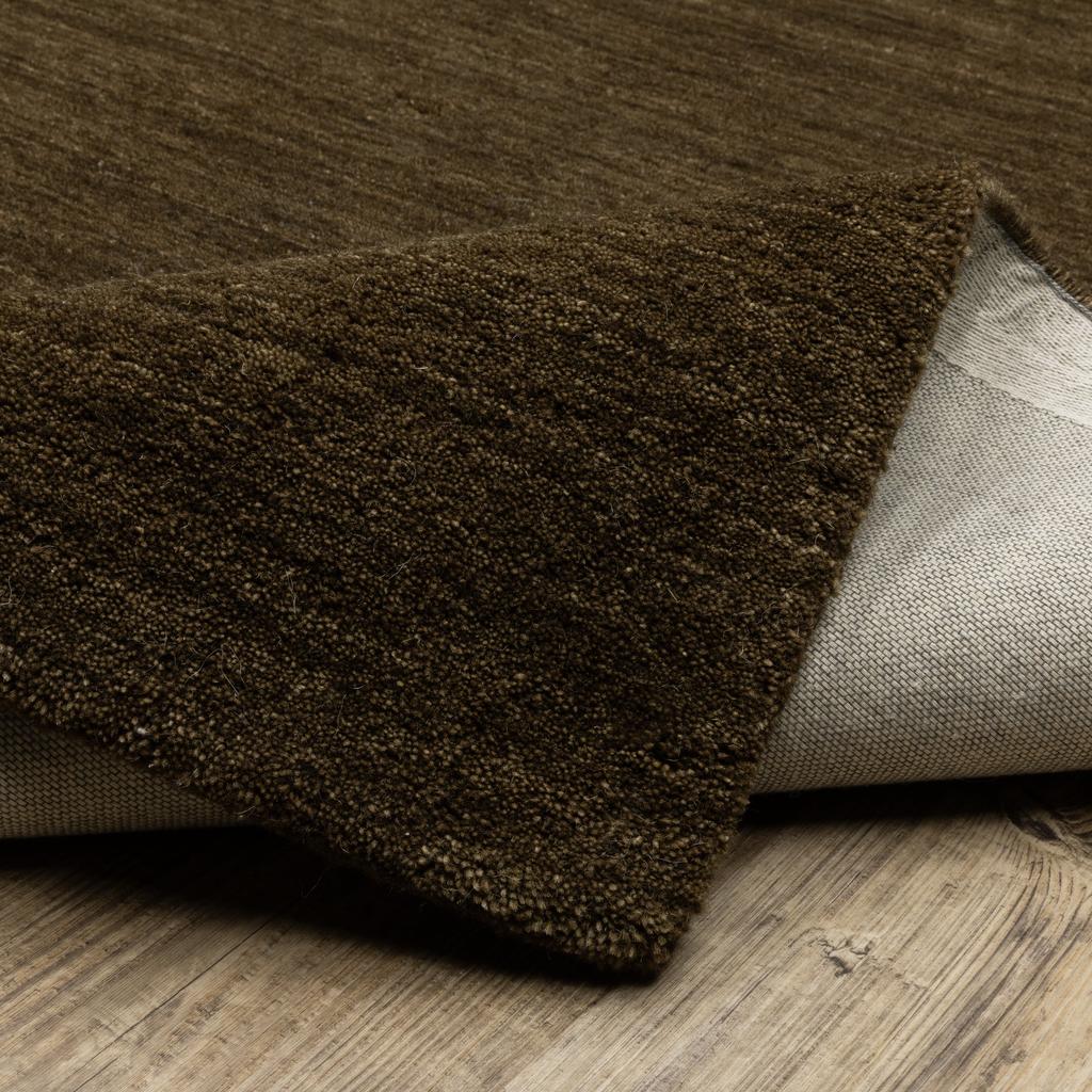 Oriental Weavers Aniston II 27117 Brown Rectangle Indoor Area Rug Solid Pattern-