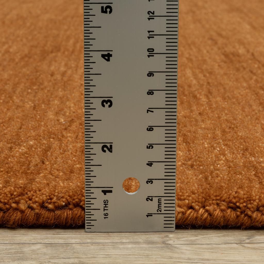 Oriental Weavers Aniston II 27118 Rust Rectangle Indoor Area Rug Solid Pattern-