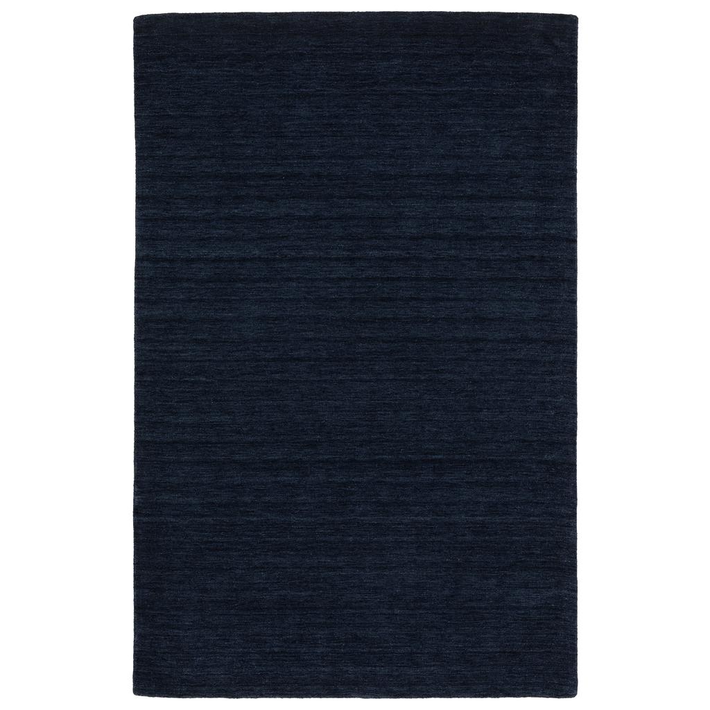Oriental Weavers Aniston II 27119 Navy Rectangle Indoor Area Rug Solid Pattern-