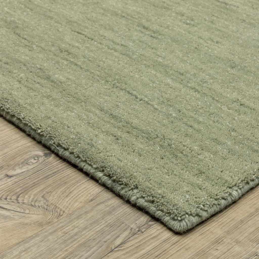 Oriental Weavers Aniston II 27120 Sage Rectangle Indoor Area Rug Solid Pattern-