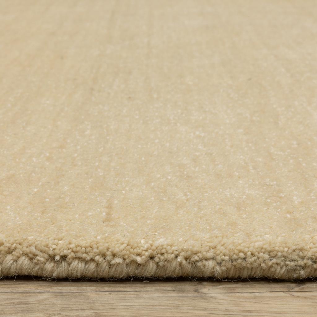 Oriental Weavers Aniston II 27122 Beige Rectangle Indoor Area Rug Solid Pattern-