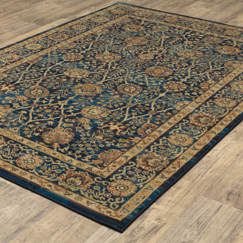 Oriental Weavers Ankara 501K5 Multicolor Rectangle Indoor Area Rug - Vibrant Stain Resistant Medium Pile Rug with Oriental Design