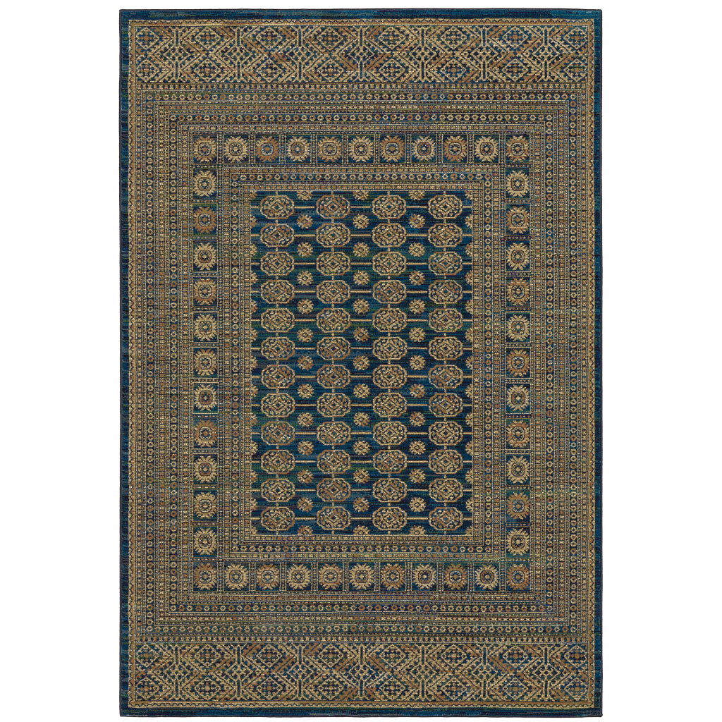 Oriental Weavers Ankara 602K5 Multicolor Rectangle Indoor Area Rug - Vibrant Stain Resistant Medium Pile Rug with Oriental Design