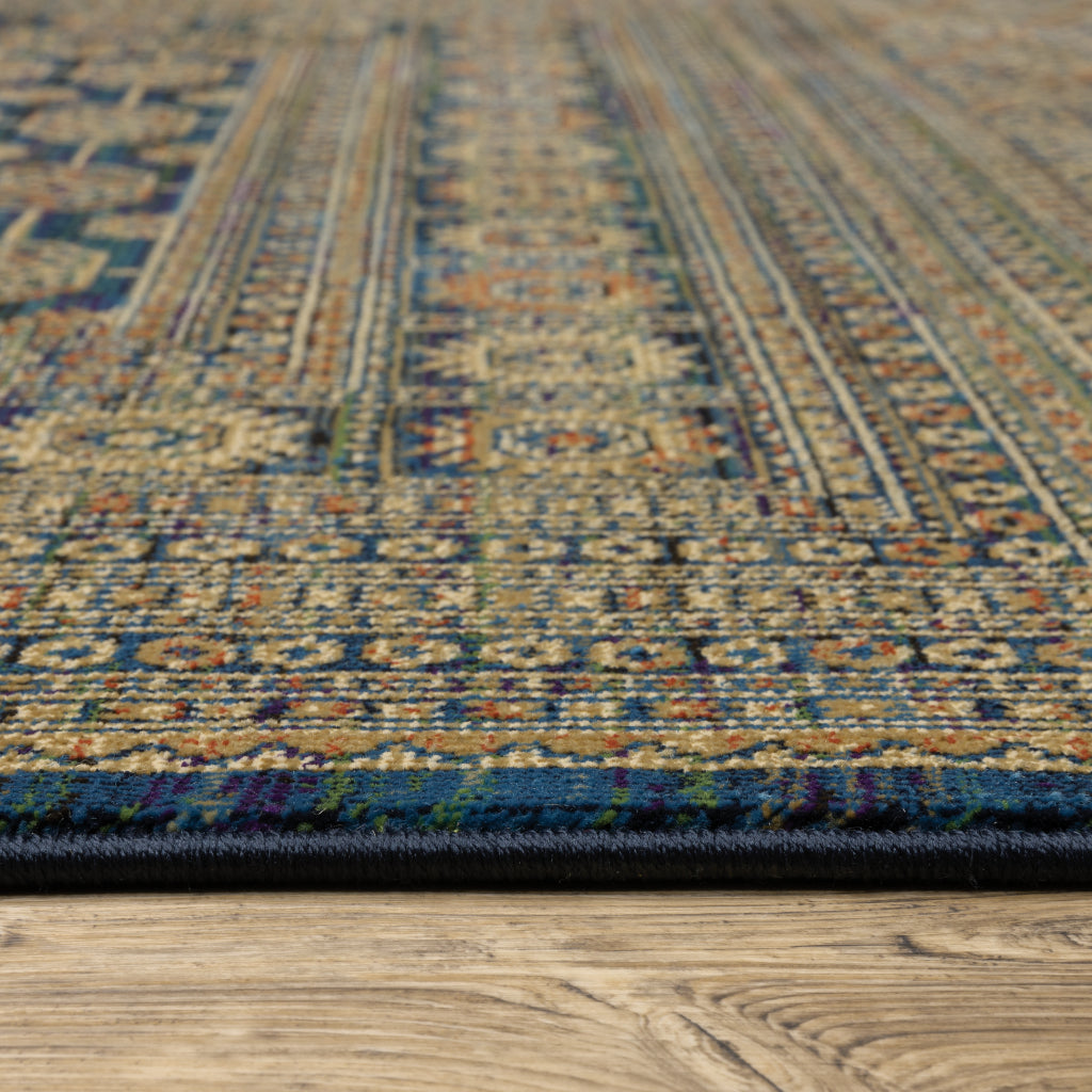 Oriental Weavers Ankara 602K5 Multicolor Rectangle Indoor Area Rug - Vibrant Stain Resistant Medium Pile Rug with Oriental Design