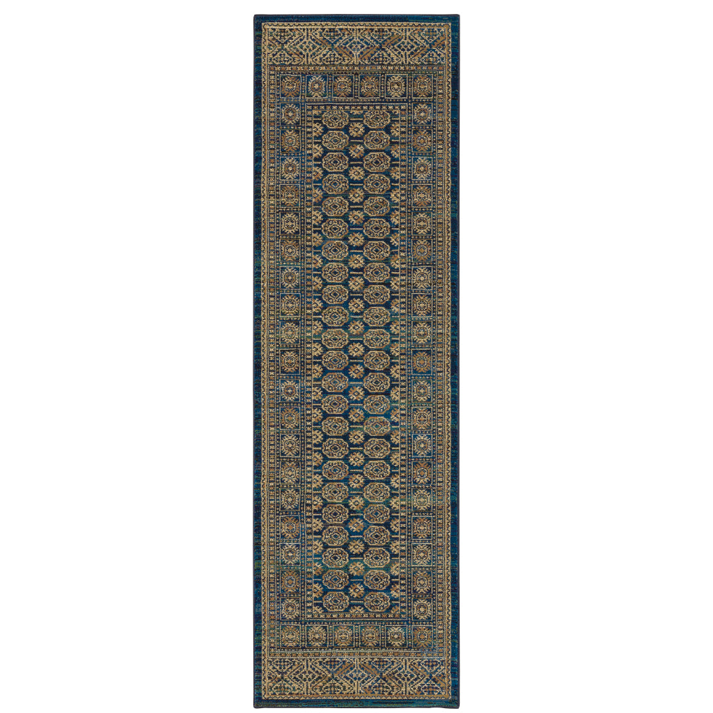 Oriental Weavers Ankara 602K5 Multicolor Rectangle Indoor Runner - Vibrant Stain Resistant Medium Pile Rug with Oriental Design