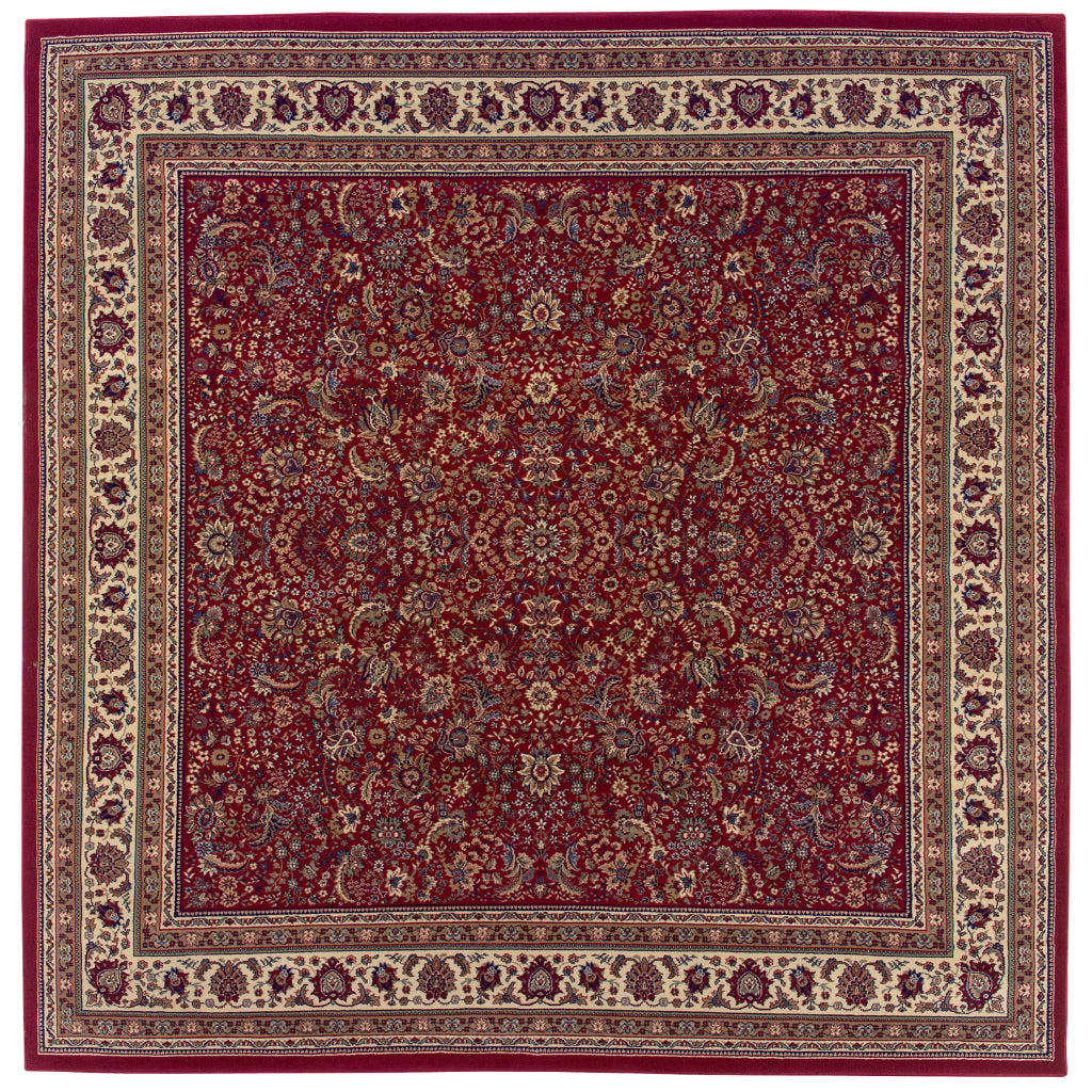 Oriental Weavers Ariana 113R3 Multicolor Square Indoor Area Rug - Stylish Stain Resistant Machine Made Rug-