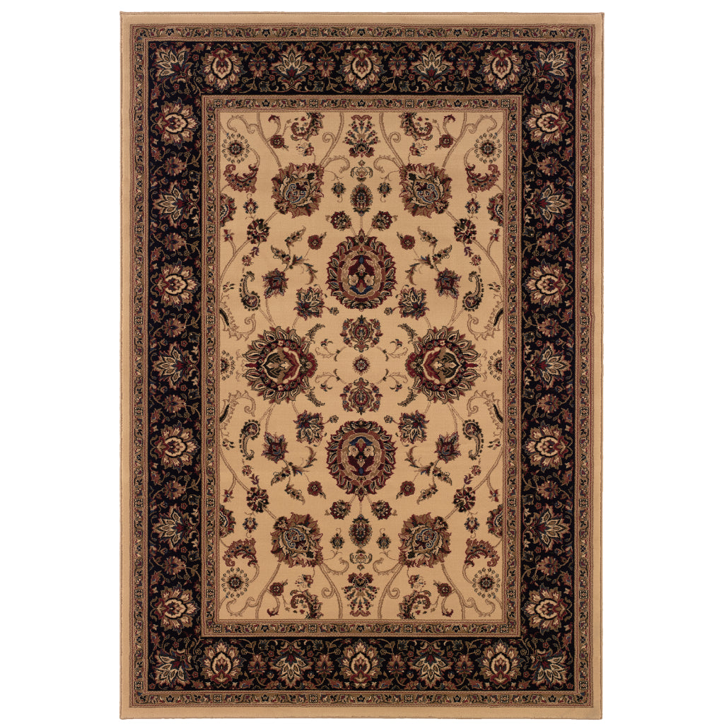 Oriental Weavers Ariana 130/7 Multicolor Rectangle & Square Indoor Area Rug - Stylish Stain Resistant Machine Made Rug-