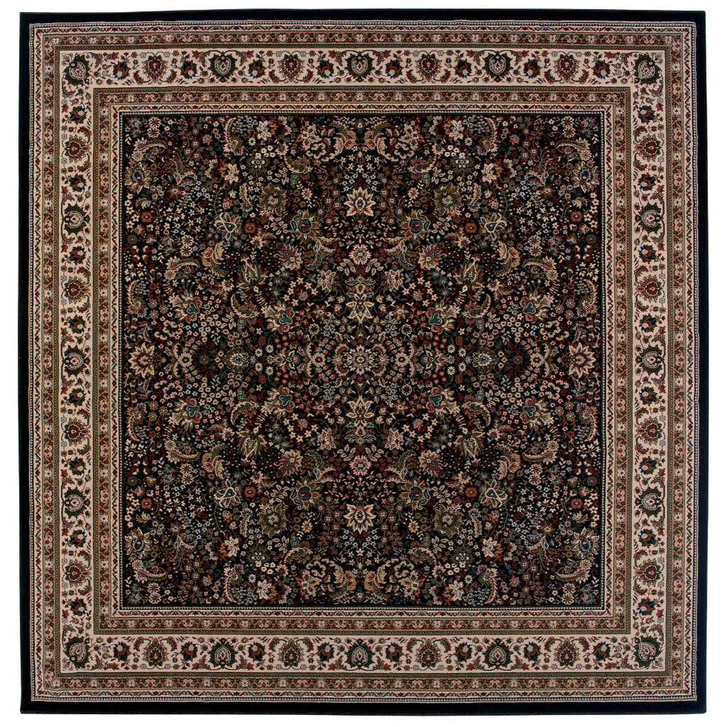 Oriental Weavers Ariana 213K8 Multicolor Square Indoor Area Rug - Stylish Stain Resistant Machine Made Rug-