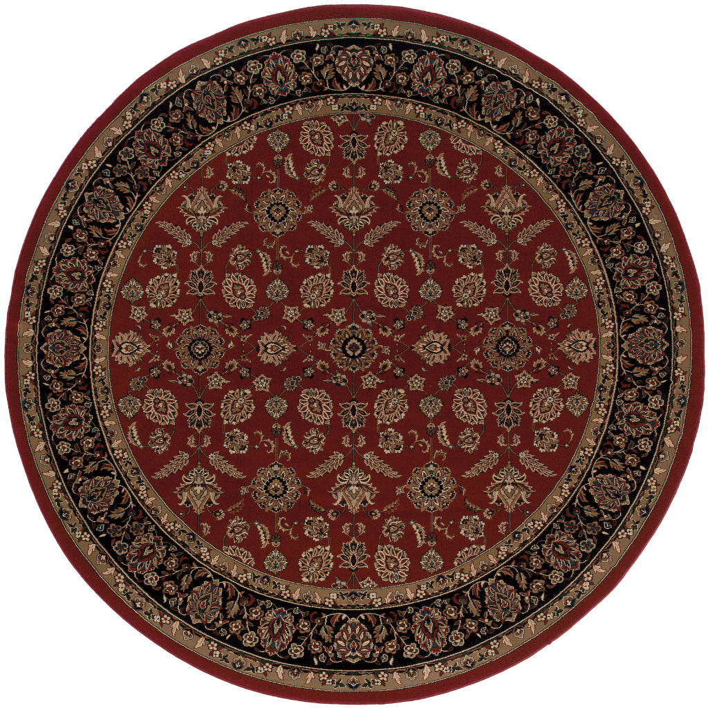 Oriental Weavers Ariana 271C3 Multicolor Round Indoor Area Rug - Stylish Stain Resistant Machine Made Rug-