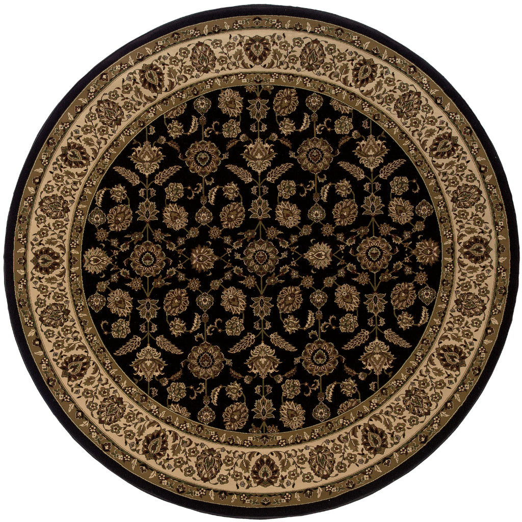 Oriental Weavers Ariana 271D3 Multicolor Round Indoor Area Rug - Stylish Stain Resistant Machine Made Rug-