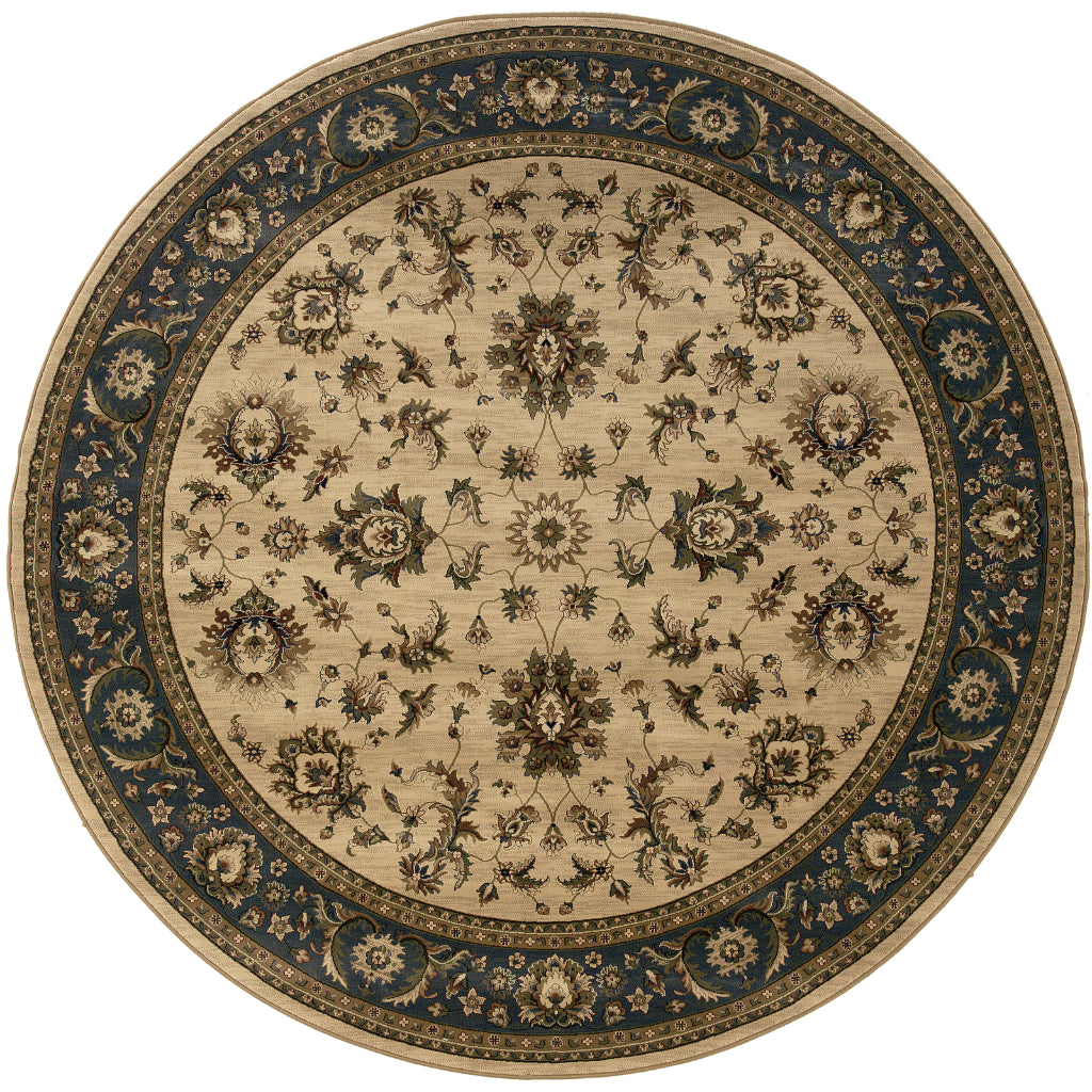 Oriental Weavers Ariana 311Z3 Multicolor Round Indoor Area Rug - Stylish Stain Resistant Machine Made Rug-