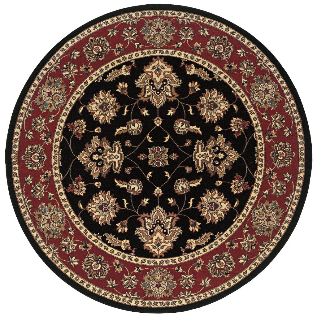 Oriental Weavers Ariana 623M3 Multicolor Round Indoor Area Rug - Stylish Stain Resistant Machine Made Rug-