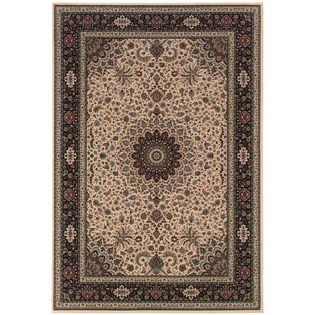 Oriental Weavers Ariana 095I8 Multicolor Rectangle & Square Indoor Area Rug - Stylish Stain Resistant Machine Made Rug-