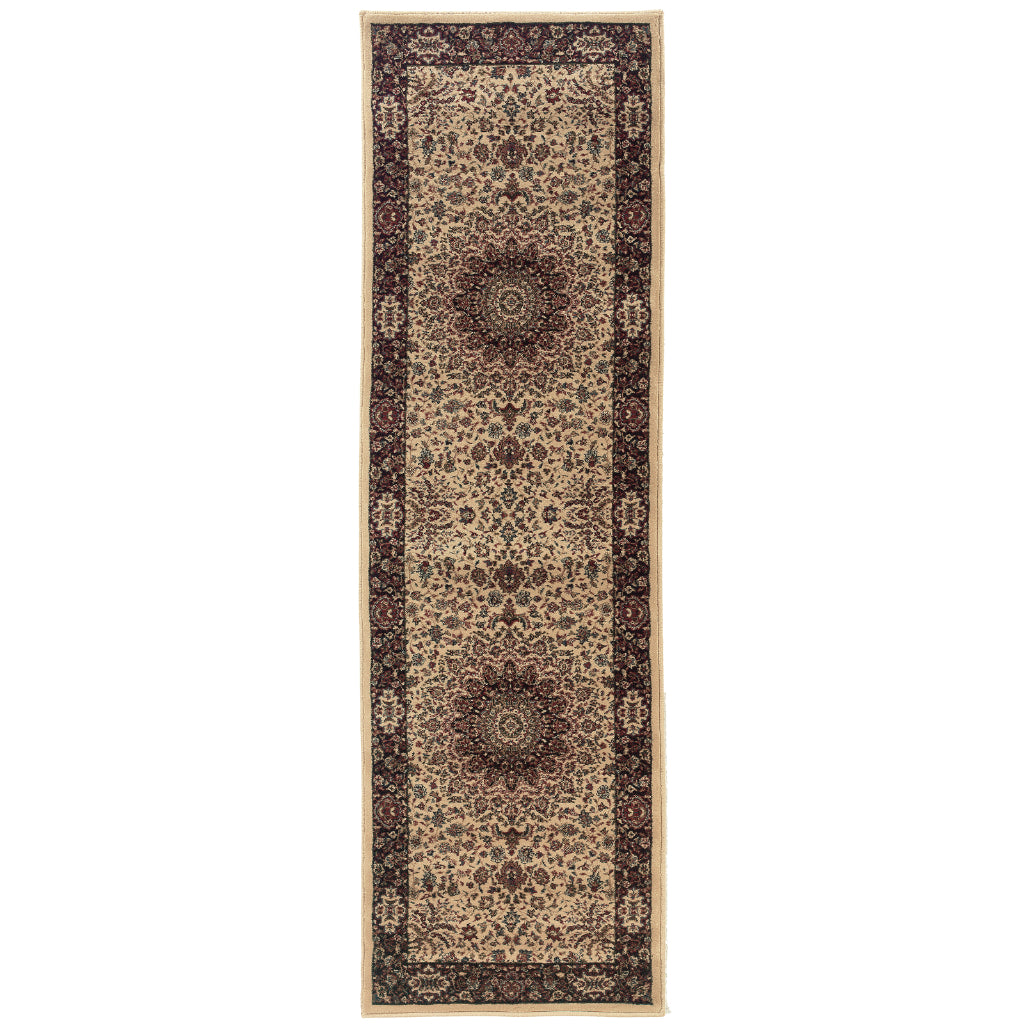 Oriental Weavers Ariana 095I8 Multicolor Rectangle Indoor Runner - Stylish Stain Resistant Machine Made Rug-