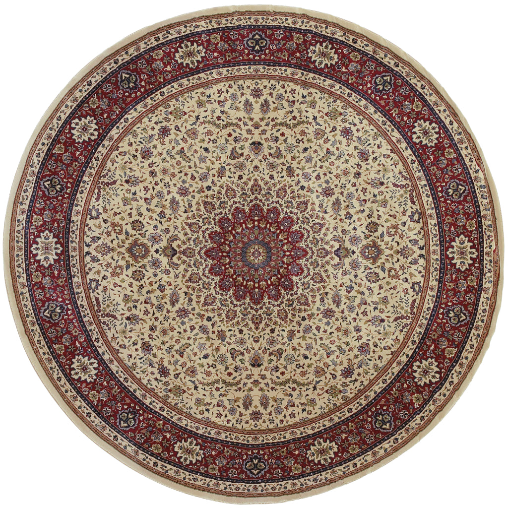 Oriental Weavers Ariana 095J3 Multicolor Round Indoor Area Rug - Stylish Stain Resistant Machine Made Rug-
