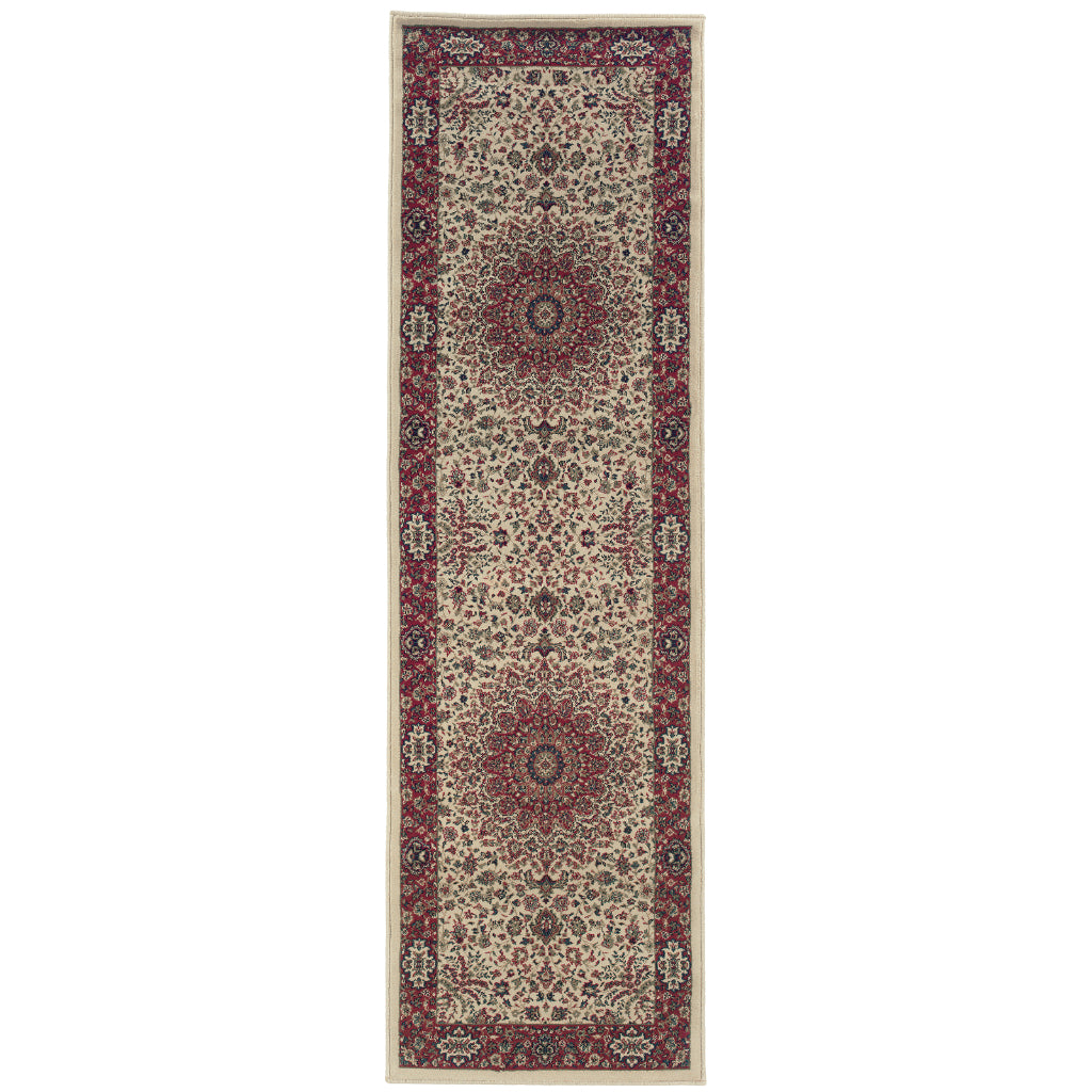 Oriental Weavers Ariana 095J3 Multicolor Rectangle Indoor Runner - Stylish Stain Resistant Machine Made Rug-