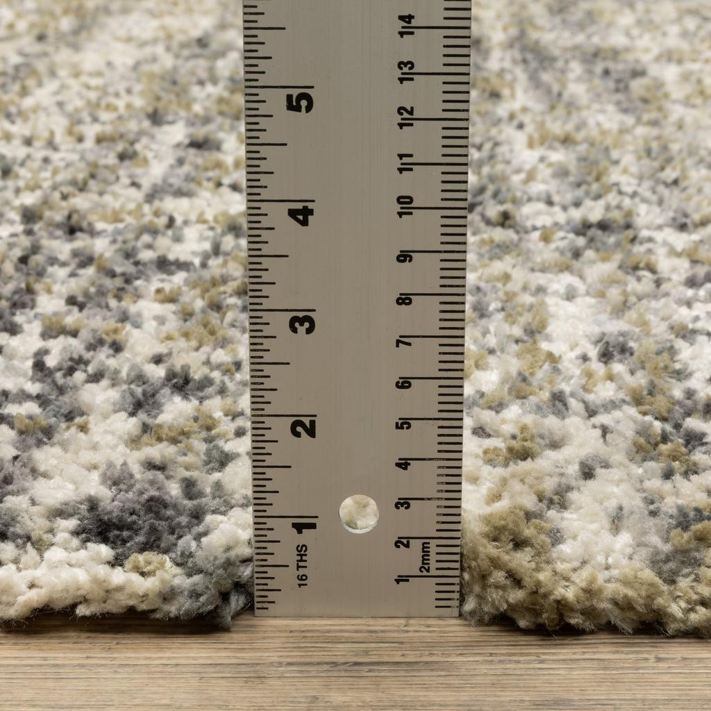 Oriental Weavers Aspen 2877B Ivory Rectangle Indoor Runner Abstract Pattern-