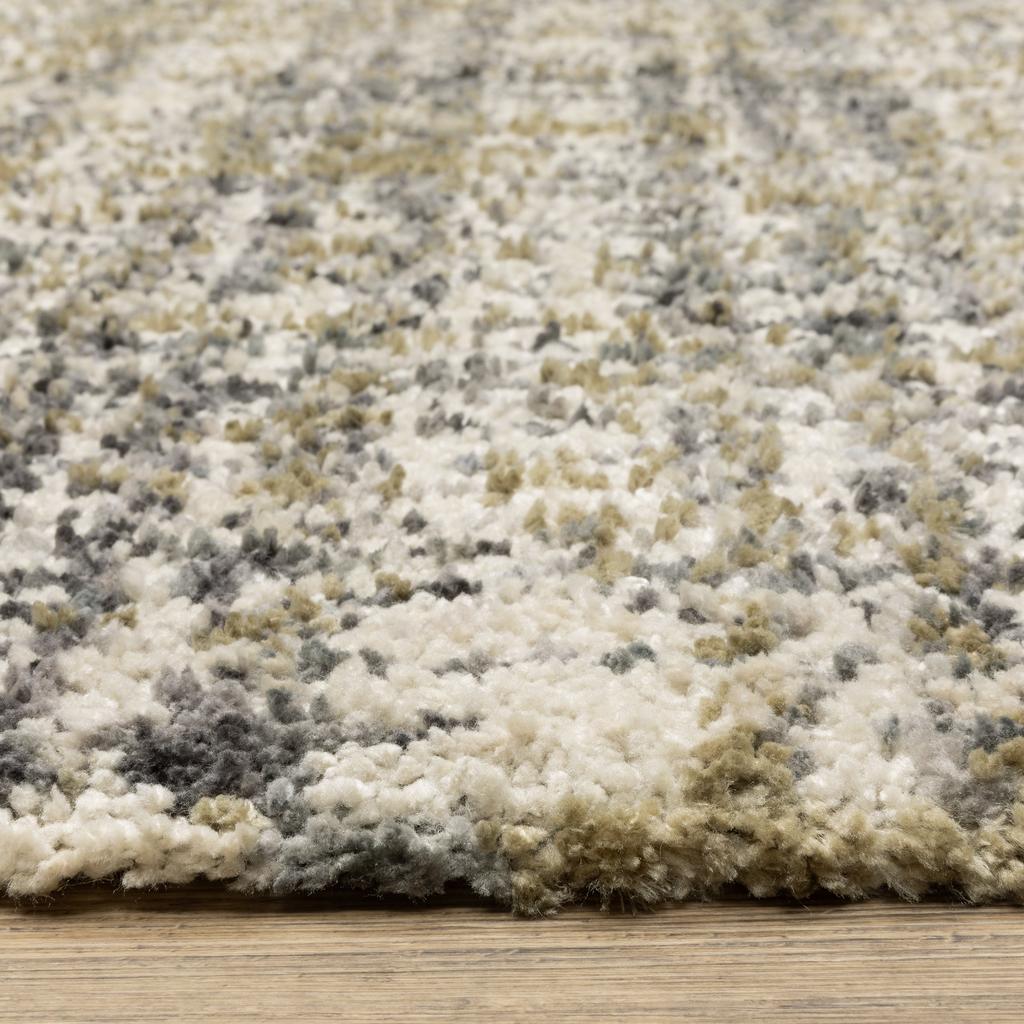 Oriental Weavers Aspen 2877B Ivory Rectangle Indoor Runner Abstract Pattern-