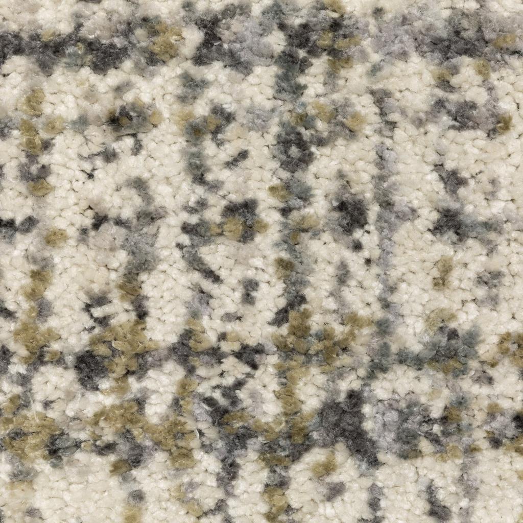 Oriental Weavers Aspen 2877B Ivory Rectangle Indoor Runner Abstract Pattern-