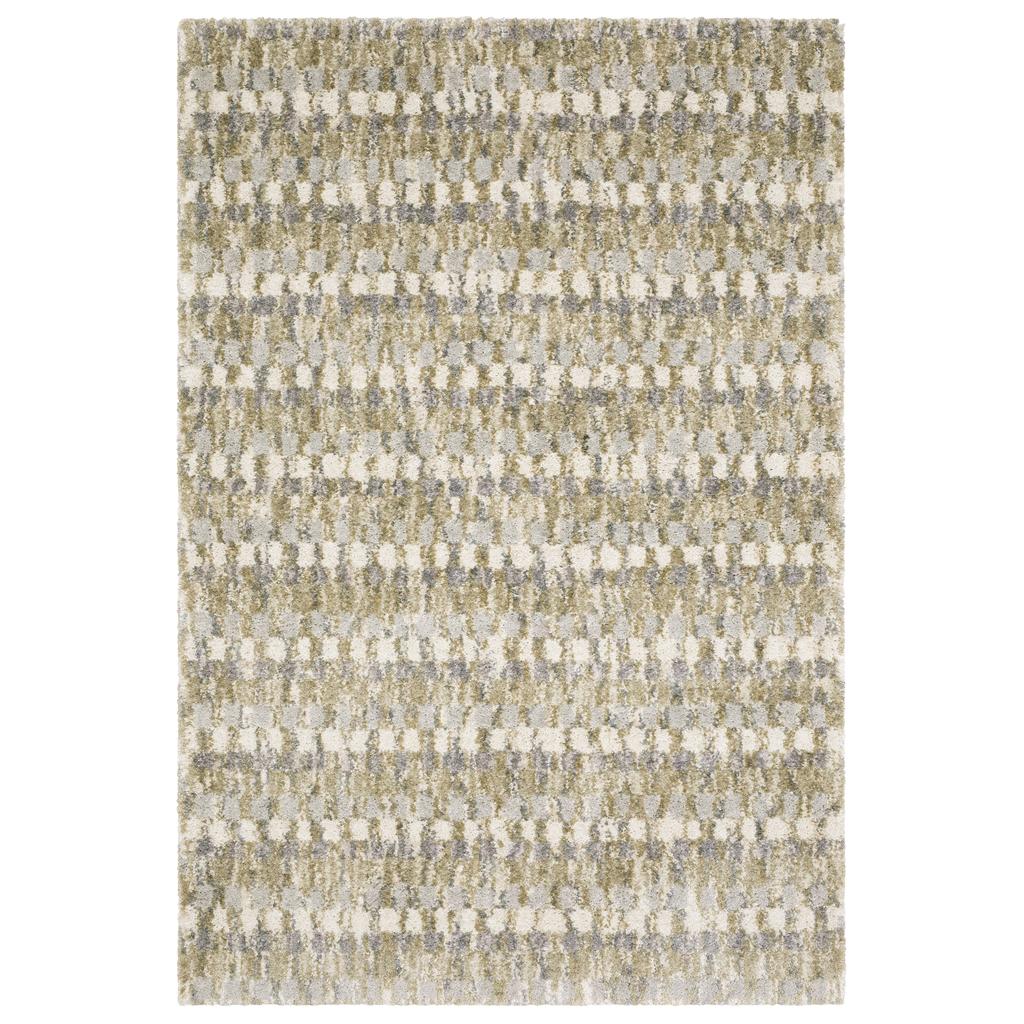 Oriental Weavers Aspen 3052A Gold Rectangle Indoor Area Rug Abstract Pattern-