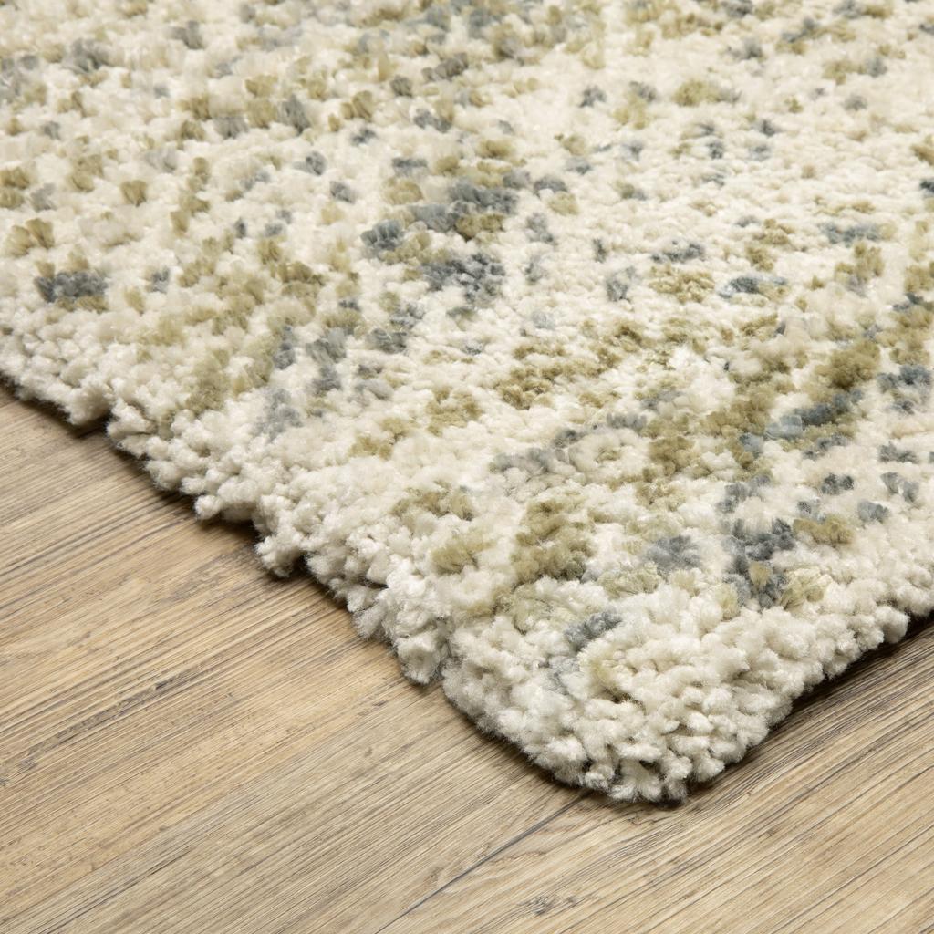 Oriental Weavers Aspen 3154E Ivory Rectangle Indoor Runner Abstract Pattern-