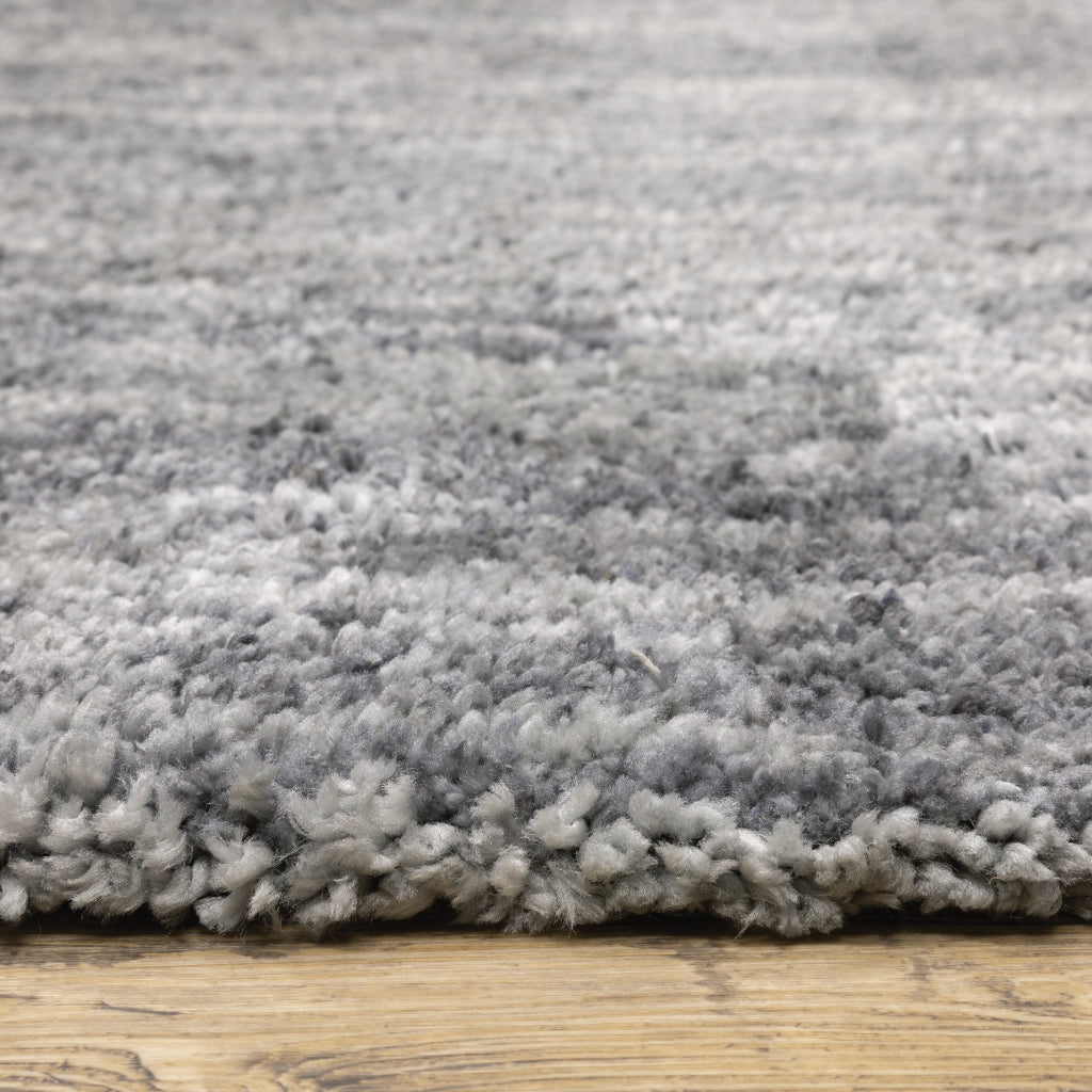 Oriental Weavers Aspen 829E9 Gray Rectangle Indoor Shaggy Runner - Comfortable Stain Resistant Contemporary Rug