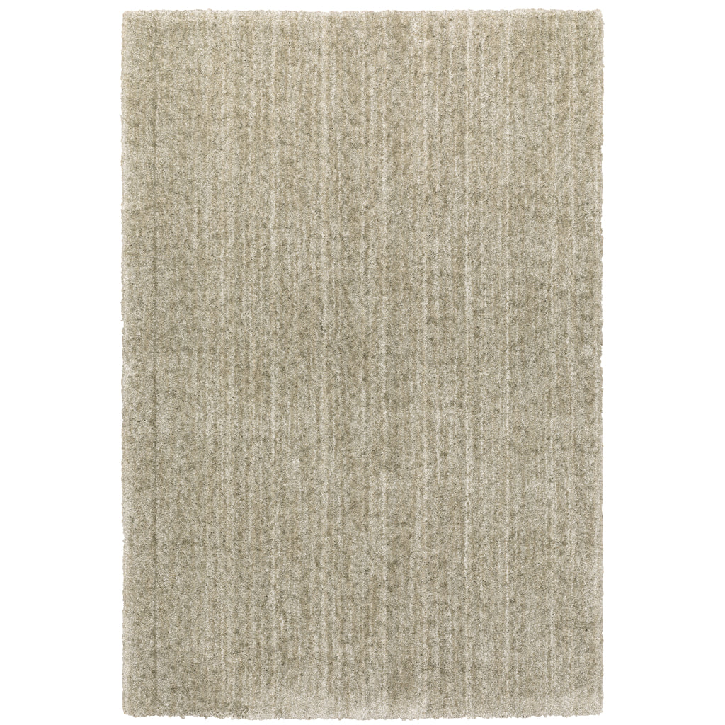 Oriental Weavers Aspen 829J9 Stone Rectangle Indoor Shaggy Area Rug - Comfortable Stain Resistant Contemporary Rug