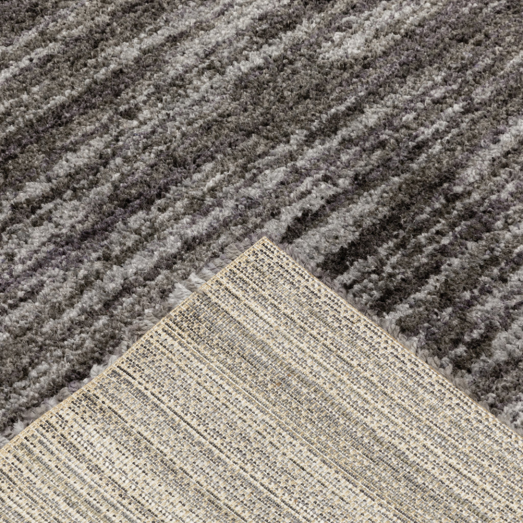 Oriental Weavers Aspen 829K9 Charcoal Rectangle Indoor Shaggy Area Rug - Comfortable Stain Resistant Contemporary Rug