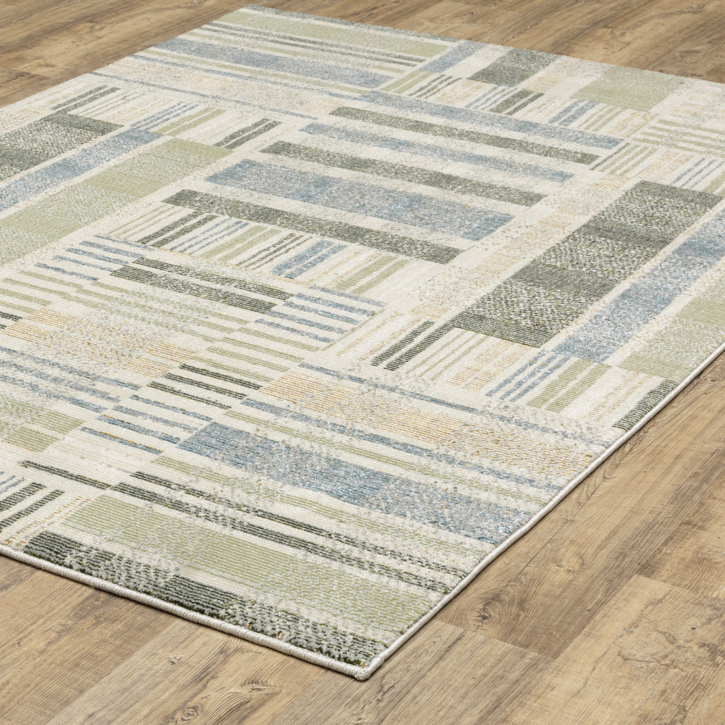 Oriental Weavers Atlas 752E0 Multicolor Rectangle Indoor Area Rug - Cozy Stain Resistant Machine Woven Rug-