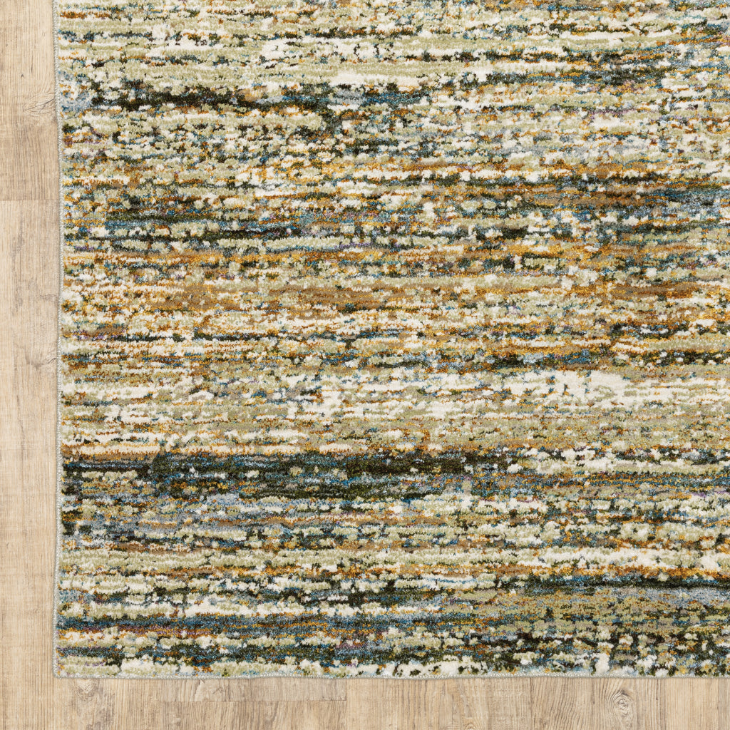Oriental Weavers Atlas 8037J Multicolor Rectangle Indoor Area Rug - Cozy Stain Resistant Machine Woven Rug